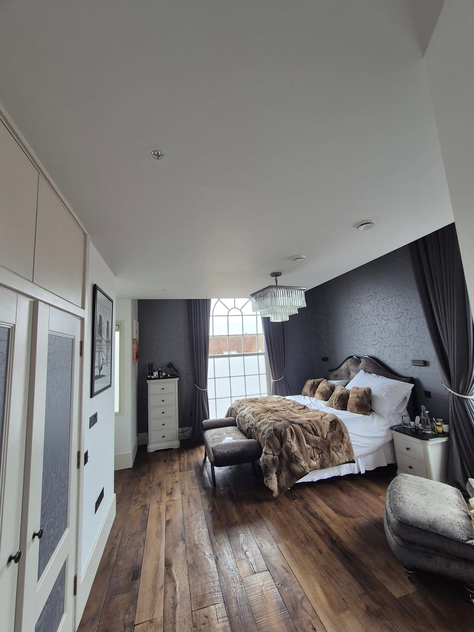 Completed flawless decorating finish